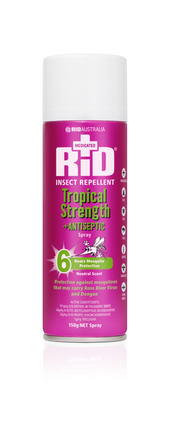 RID TROPICAL STRENGTH 150G AEROSOL APVMA